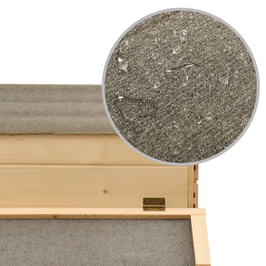 Hühnerkäfig aus massivem Kiefernholz, 178 x 67 x 92 cm – Bild 8