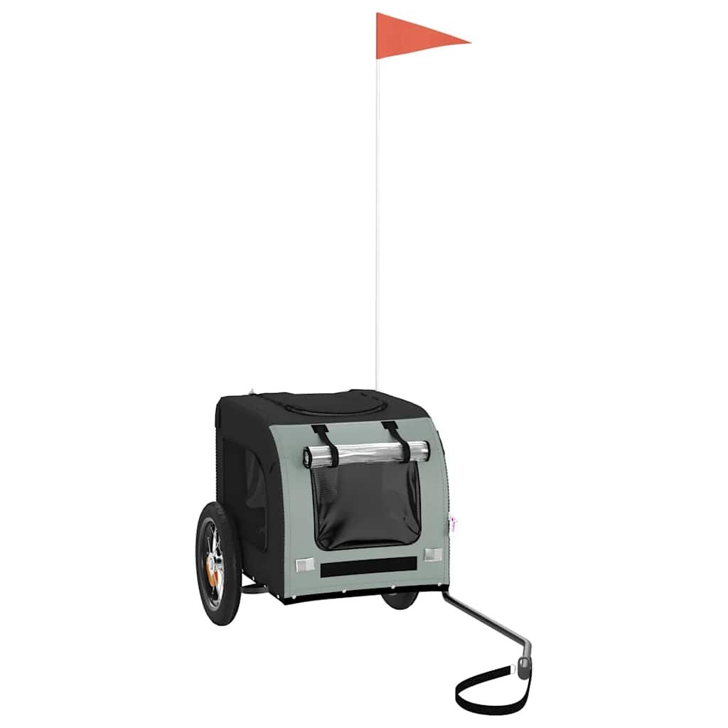 Fahrradanhänger für Hunde, aus Oxford-Gewebe und Eisen – Bild 10